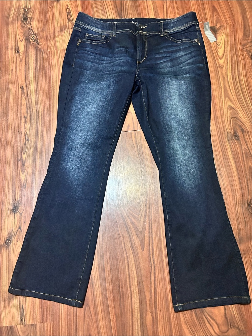 JCPenney Women's Dark Blue Boot Cut Jeans